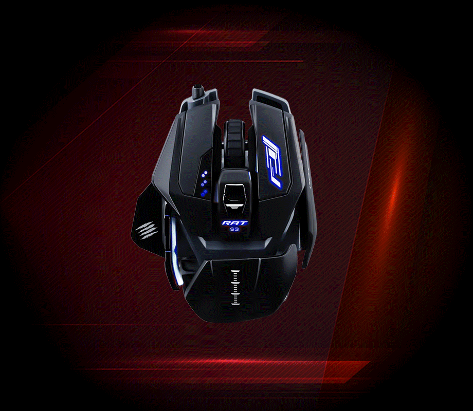 Gaming Optical R.A.T. S3 CATZ PRO Mouse-MAD
