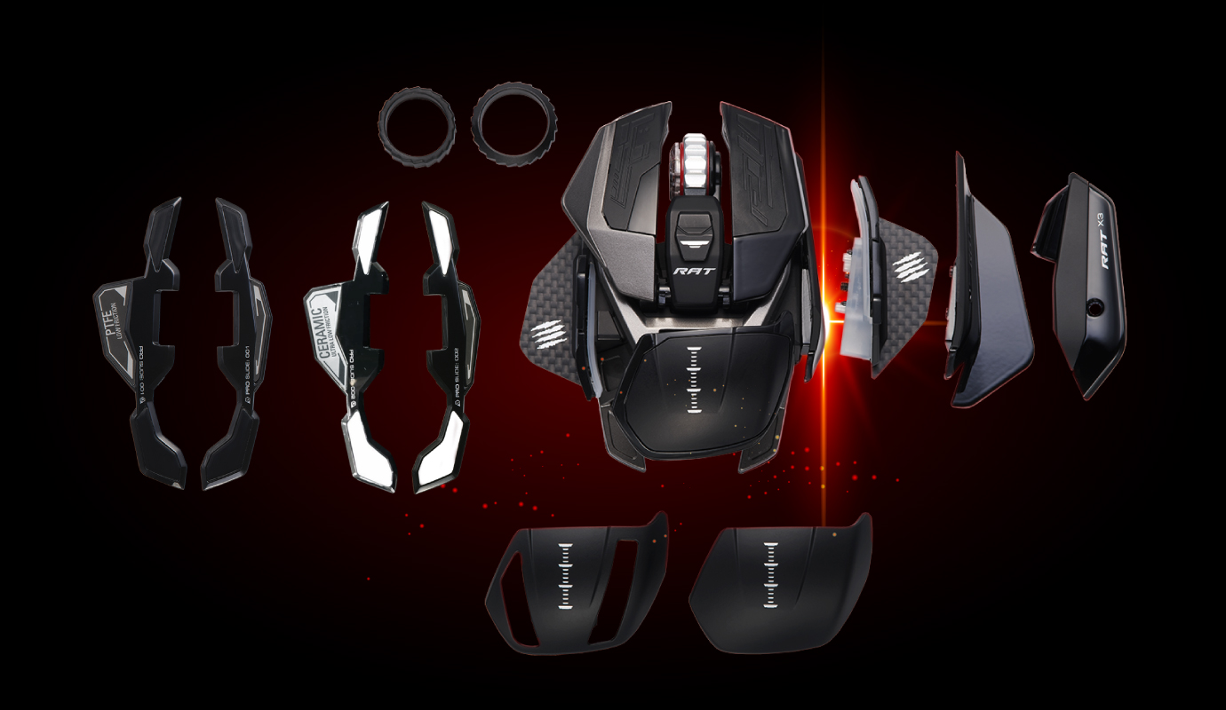 R.A.T. PRO X3 Fully Customizable Optical Gaming Mouse-MAD CATZ